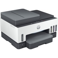 HP Smart Tank 7605, Multifunktionsdrucker grau/weiß, USB, LAN, WLAN, Bluetooth, Duplex (Druck)