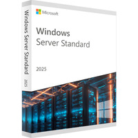 Microsoft Windows Server 2025 Standard 16 Core, Betriebssystem-Software DVD-ROM, DVD