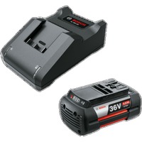 Bosch Starter-Set 36V (GBA 36V 4.0Ah + AL 36V-20) schwarz, 36V POWER FOR ALL, Akku + Ladegerät