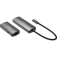 Digitus 4K Video Extender USB-C > HDMI, 30 Meter, HDMI Verlängerung schwarz, Sendeeinheit + Empfängereinheit