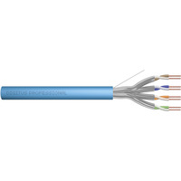 Digitus Professional Cat.6a U/FTP Verlegekabel simplex, Eca blau, 100 Meter Rolle