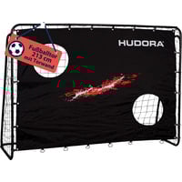 HUDORA Fußballtor Trainer mit Torwand schwarz, Motiv Blur