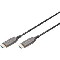 Digitus HDMI AOC Hybrid Glasfaserkabel, UHD 8K schwarz, 10 Meter
