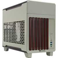 Thermaltake TR100 WS Matcha Green, Tower-Gehäuse hellgrün, Wood & Steel