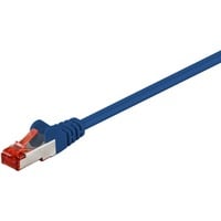 goobay Patchkabel Cat.6 S/FTP (PiMF) blau, 15cm