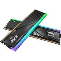 ADATA DIMM 48 GB DDR5-6000 (2x 24 GB) Dual-Kit, Arbeitsspeicher schwarz, AX5U6000C3624G-DTLABRBK, XPG Lancer Blade RGB, INTEL XMP, AMD EXPO