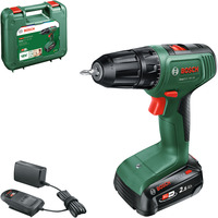 Bosch Akku-Bohrschrauber EasyDrill 18V-38 grün/schwarz, Li-Ionen Akku 2,5Ah, Koffer, POWER FOR ALL ALLIANCE