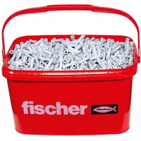 fischer Spreizdübel SX Plus 6x30 im Eimer hellgrau, 3.200 Stück, in Kunststoff-Eimer mit Deckel