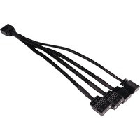 Alphacool Y-Kabelsplitter aRGB 3-Pin auf 4x 3-Pin, 15cm schwarz, inkl. Steckverbinder