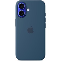 Apple Silikon Case mit MagSafe, Handyhülle dunkelblau, iPhone 16