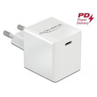 DeLOCK USB Ladegerät 1x USB-C PD 3.0 kompakt, 40 Watt weiß