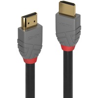 Lindy High Speed HDMI Kabel, Anthra Line schwarz, 5 Meter