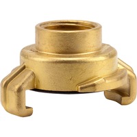 GARDENA Messing Schnellkupplungs-Gewindestück IG 21mm (G 1/2"), Hahnstück