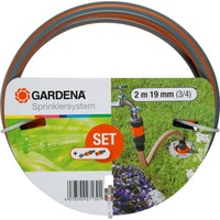 GARDENA Profi-System Anschlussgarnitur 2713-20, Hahnstück grau/orange, 2 Meter