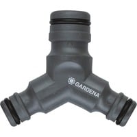 GARDENA Profi-System Y-Reduzierstück 19mm (3/4") > 13mm (1/2"), Kupplung grau