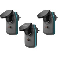 GARDENA smart Power Zwischenstecker, 3er Set, Steckdose schwarz, per App steuerbar
