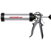 GEDORE Red Kartuschenpresse-/Pistole Alu für Silikon, Kartuschenpistole schwarz/rot