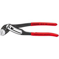 KNIPEX Alligator 8801180, 180mm, Rohr- / Wasserpumpen-Zange schwarz/rot, 9-stufig verstellbar