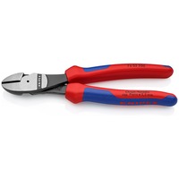 KNIPEX Kraft-Seitenschneider 74 02 200, Schneid-Zange angeschmiedete Gelenkachse