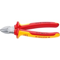 KNIPEX Seitenschneider 70 06 180 , Schneid-Zange gelb, schlanke Bauform, Präzisionsschneiden