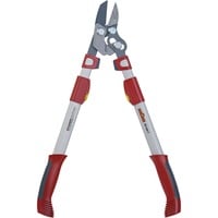 WOLF-Garten Amboss-Astschere Power Cut RS 900 T "Premium Plus" rot/grau, Teleskopstiele 65cm - 90cm