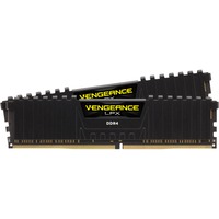 Corsair DIMM 32 GB DDR4-3600 (2x 16 GB) Dual-Kit, für AMD Optimiert , Arbeitsspeicher schwarz, CMK32GX4M2Z3600C18, Vengeance LPX, INTEL XMP