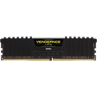 Corsair DIMM 8 GB DDR4-2400 , Arbeitsspeicher schwarz, CMK8GX4M1A2400C14, Vengeance LPX, INTEL XMP