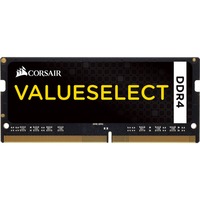 Corsair ValueSelect SO-DIMM 8 GB DDR4-2133 , Arbeitsspeicher schwarz, CMSO8GX4M1A2133C15, Value Select