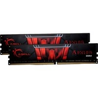 G.Skill DIMM 8 GB DDR4-2400 (2x 4 GB) Dual-Kit, Arbeitsspeicher F4-2400C17D-8GIS, Aegis
