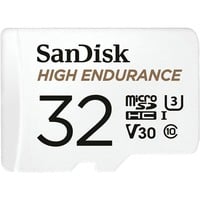 SanDisk High Endurance 32 GB microSDHC, Speicherkarte weiß, UHS-I U3, Class 10, V30