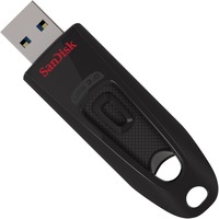 SanDisk Ultra 16 GB, USB-Stick schwarz/rot, USB-A 3.2 Gen1