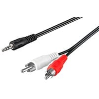 goobay Audiokabel 3,5mm > StereoCinch schwarz, 5 Meter