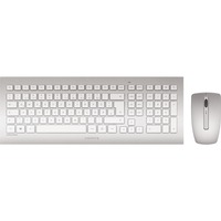 CHERRY DW 8000, Desktop-Set silber/weiß, DE-Layout, Rubberdome