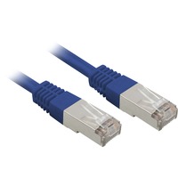 Sharkoon Patchkabel RJ45 Cat.5e FTP blau, 10 Meter, Retail