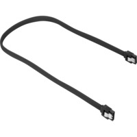 Sharkoon Sata III Kabel gesleevt schwarz, 30cm