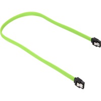 Sharkoon Sata III Kabel sleeve grün, 60 cm