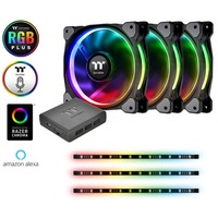 Thermaltake Riing Plus 12 RGB Kit 3x Fan +3x Lumi, Gehäuselüfter 3er Set + 3x Lumi