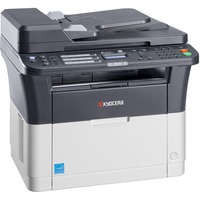 Kyocera FS-1325MFP, Multifunktionsdrucker grau/anthrazit, USB, LAN, Kopie, Scan, Fax, Duplex (Druck)