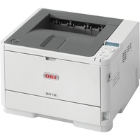 OKI B412dn, LED-Drucker hellgrau/grau, USB/LAN