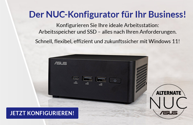 Der NUC-Konfigurator für Ihr Business